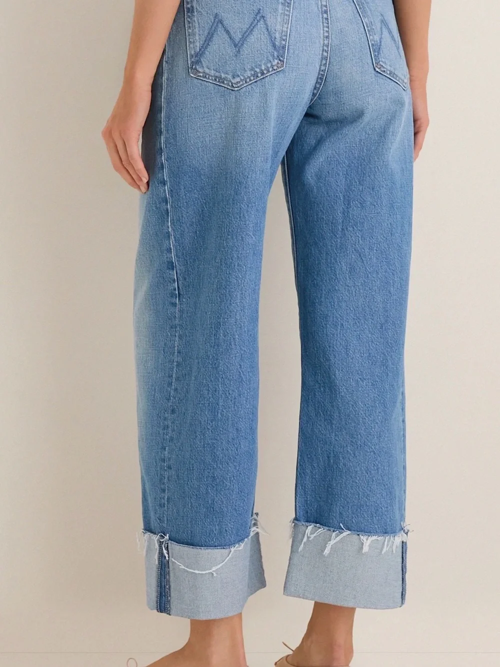 NWT! MOTHER half pipe ankle cuff fray - Picture 4 of 7